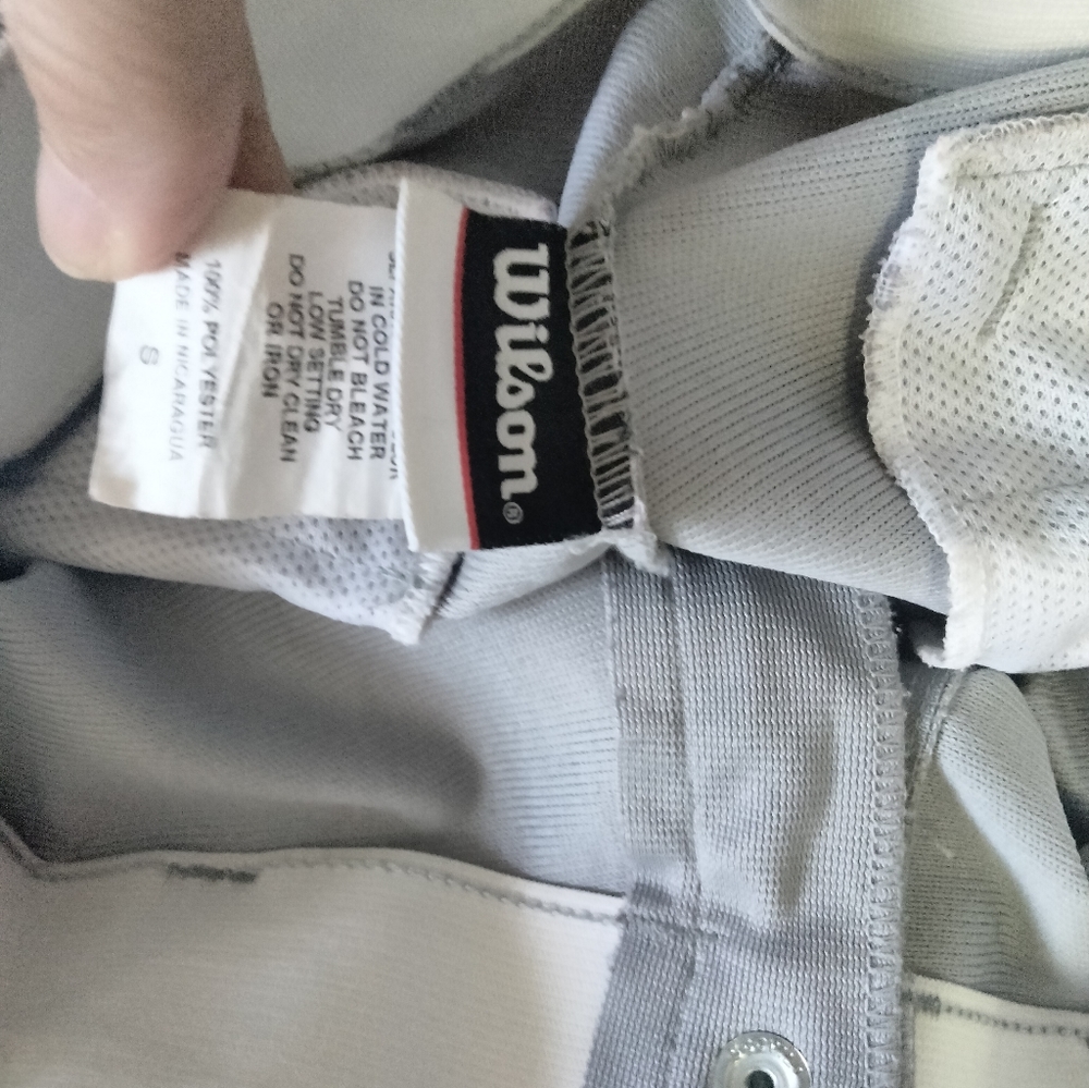 Gray Wilson baseball pants small - Picture 2 of 4